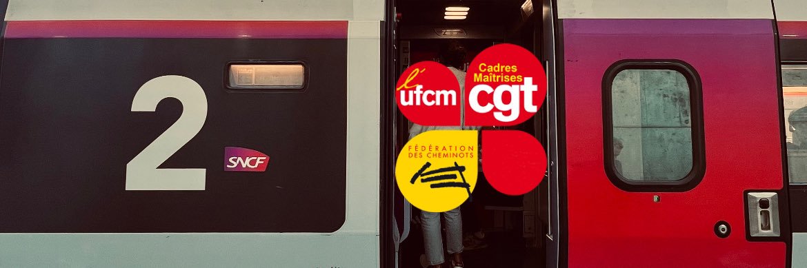 CGT Cheminots Montparnasse banner