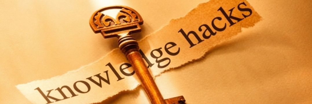 Knowledge hacks banner