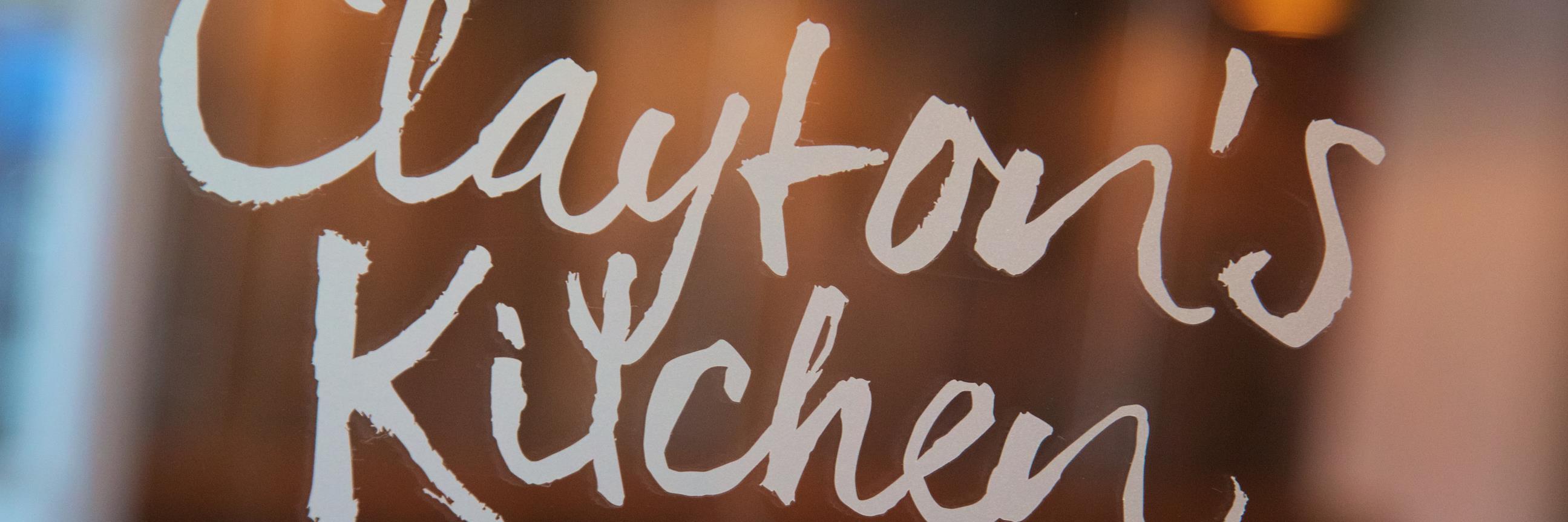 Clayton's Kitchen banner