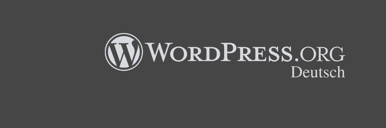 WordPress in Deutsch banner