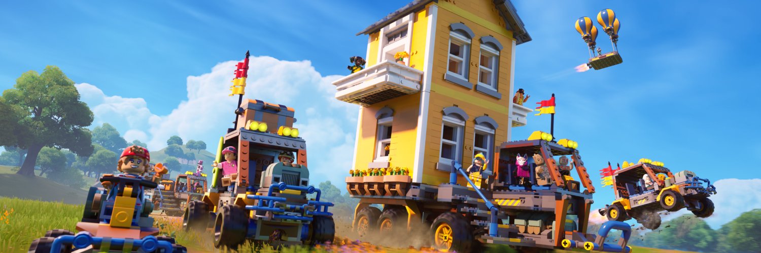 LEGO Fortnite Status banner