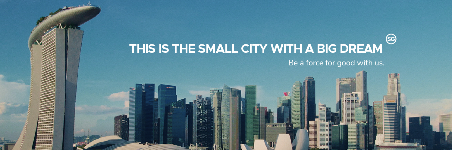 Singapore EDB's banner