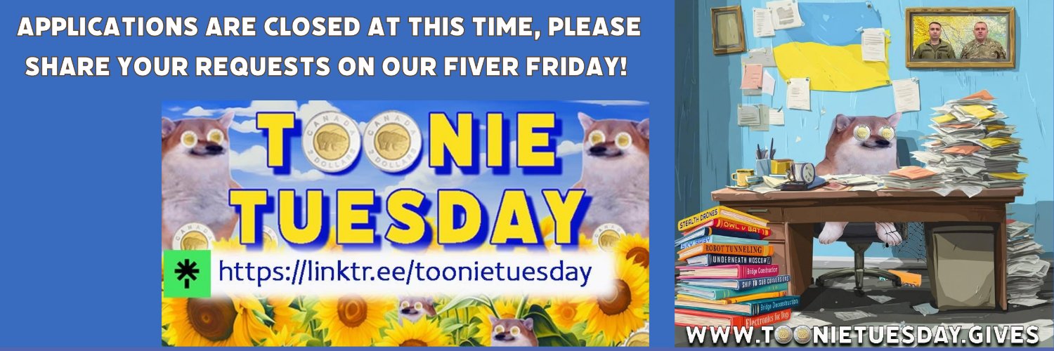 Official Toonie Tuesday 🎗️ banner