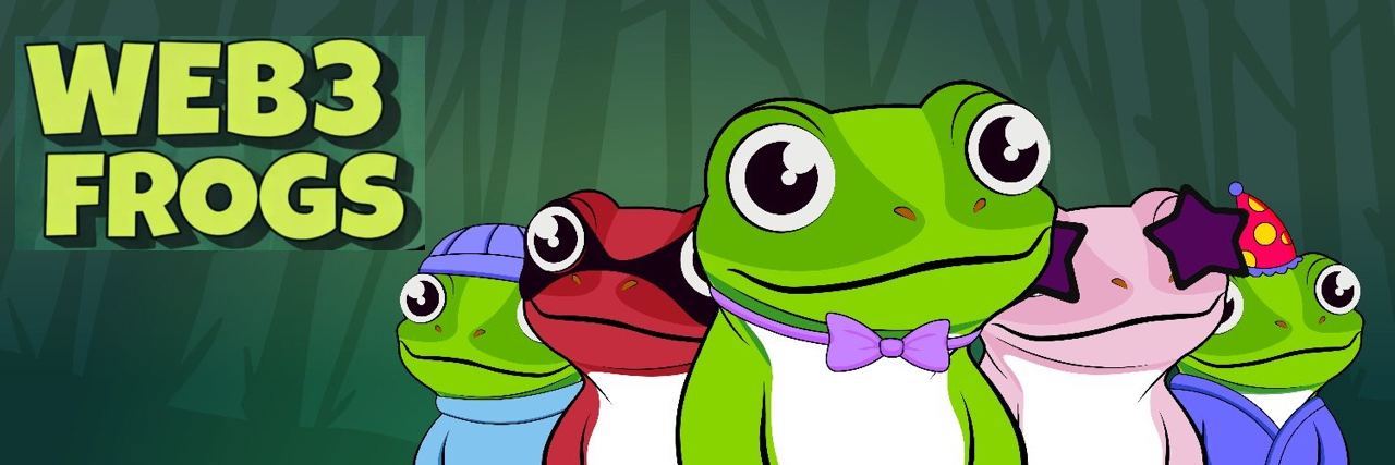 Web3 Frogs banner