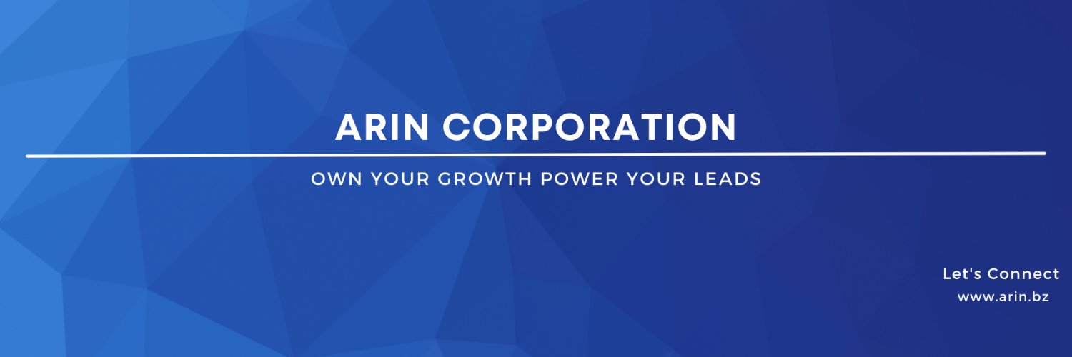ARIN Corporation banner