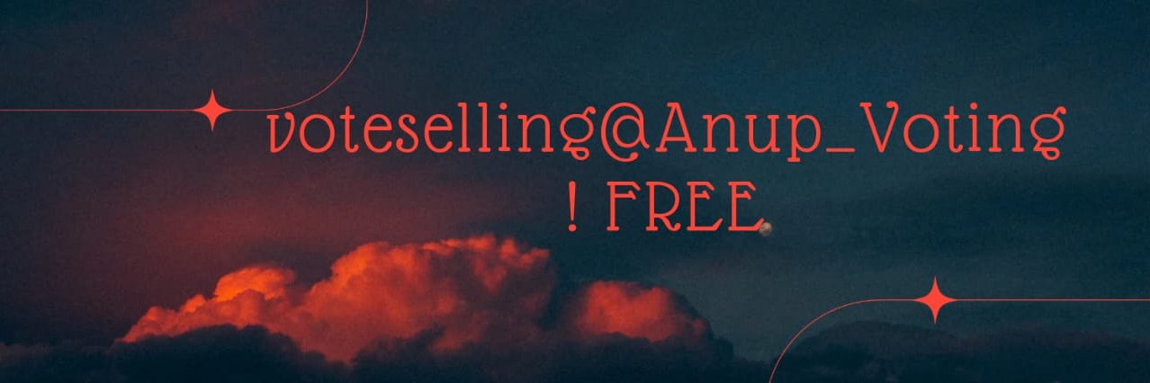 Anup_Voting's profile banner image