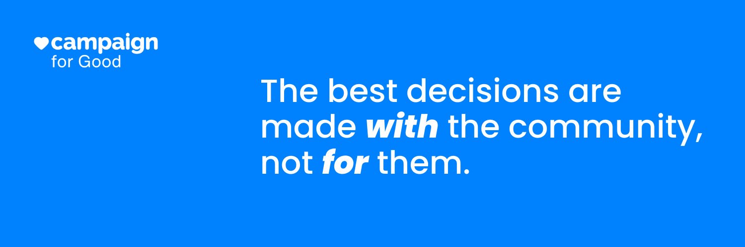 Campaign for Good banner