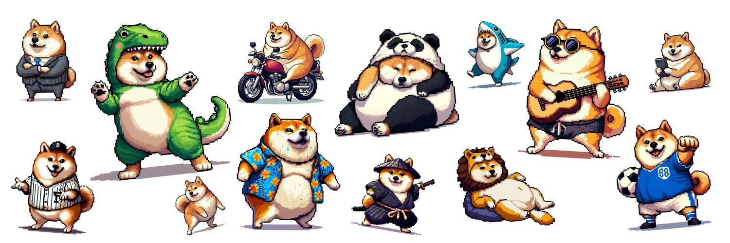 pechan ぺーちゃん 太っちょ柴犬 banner