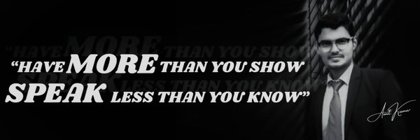 ImKumrAmit Profile Banner