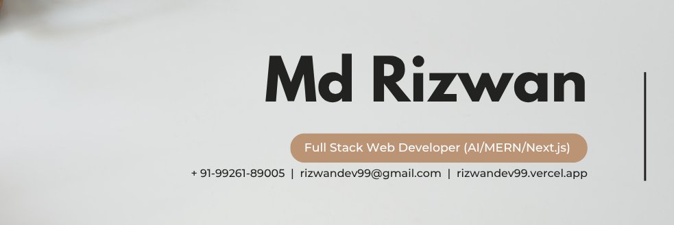 md rizwan banner
