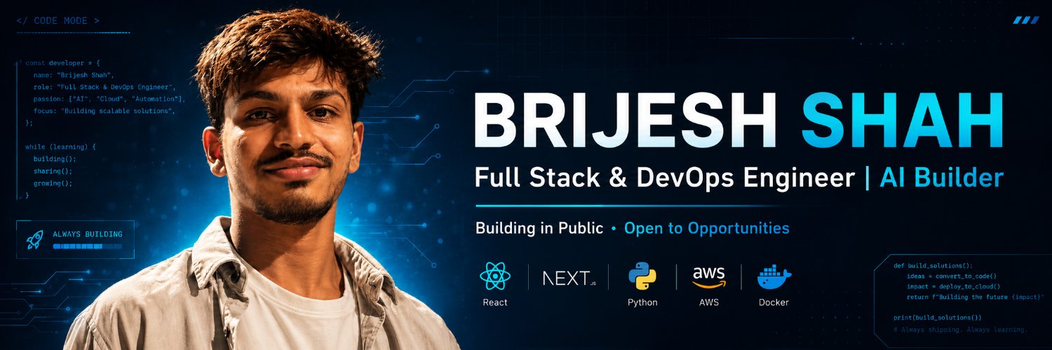 Brijesh Shah banner