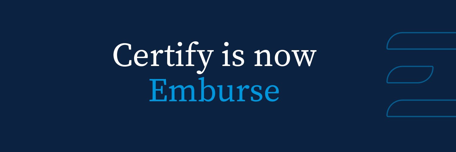 Emburse Certify banner