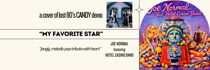 JOE NORMAL banner