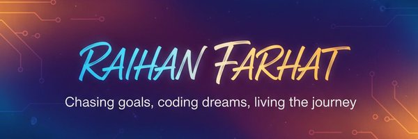 raihanfarhat4 Profile Banner