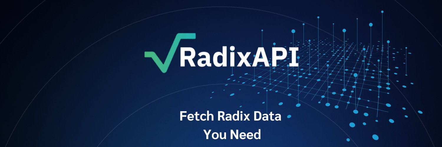 RadixAPI banner