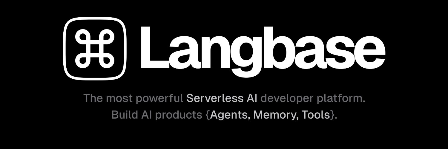 Langbase's banner
