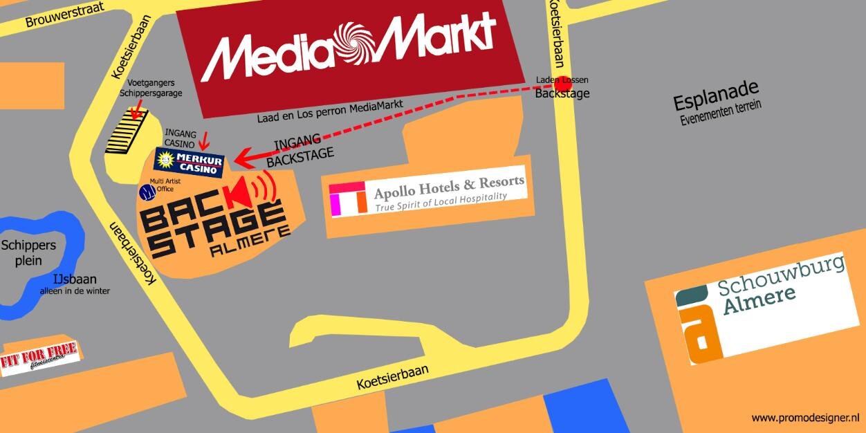 Backstage Almere banner