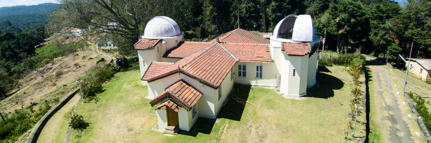 Kodaikanal Observatory Profile Banner