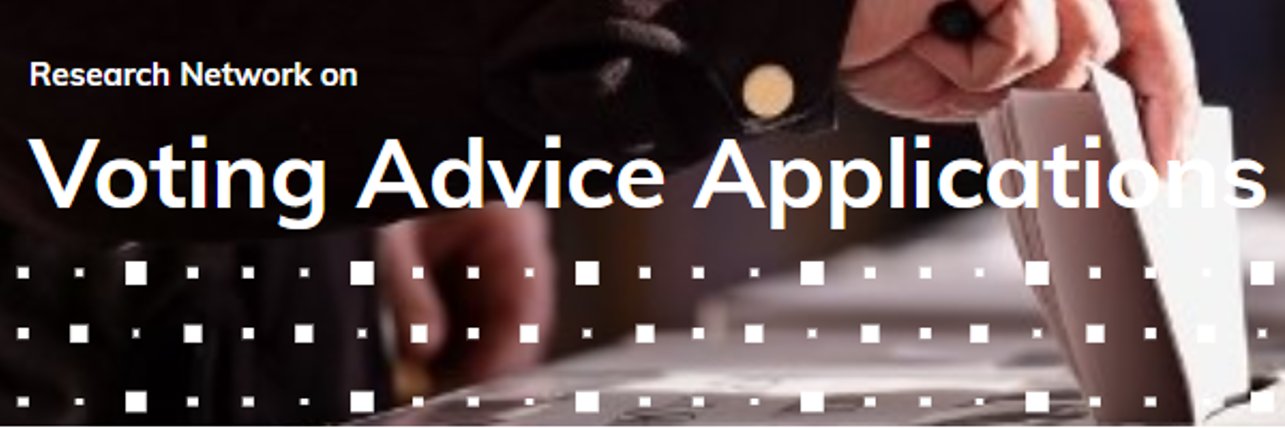 ECPR Voting Advice Applications Network banner