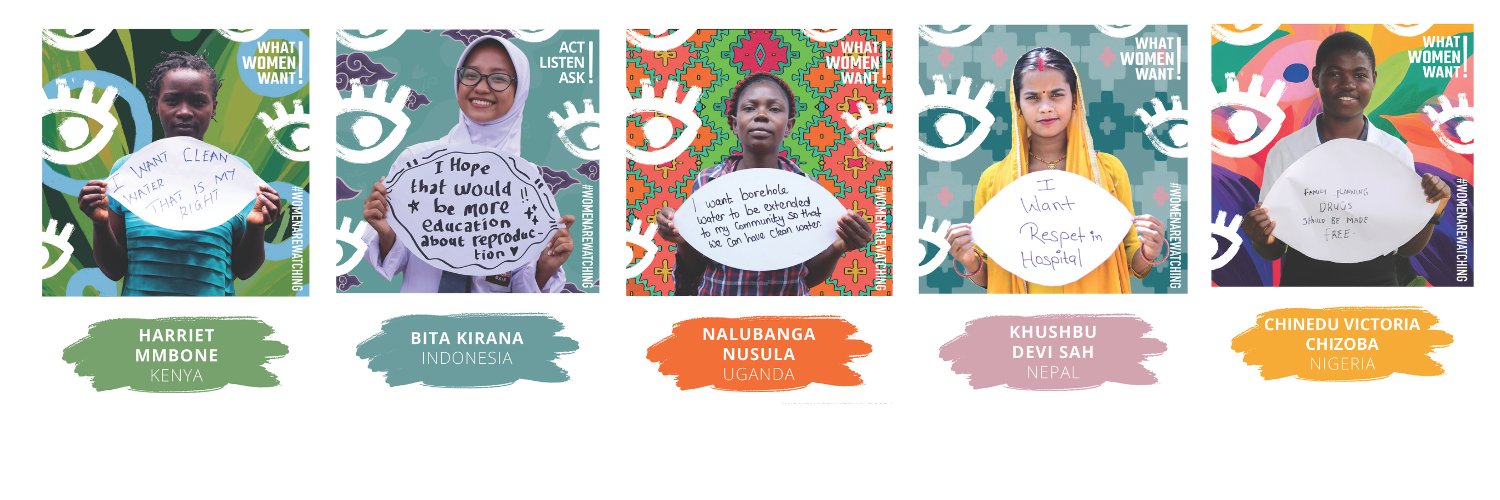 White Ribbon Alliance banner