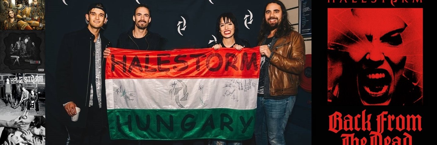 Halestorm Hungary banner