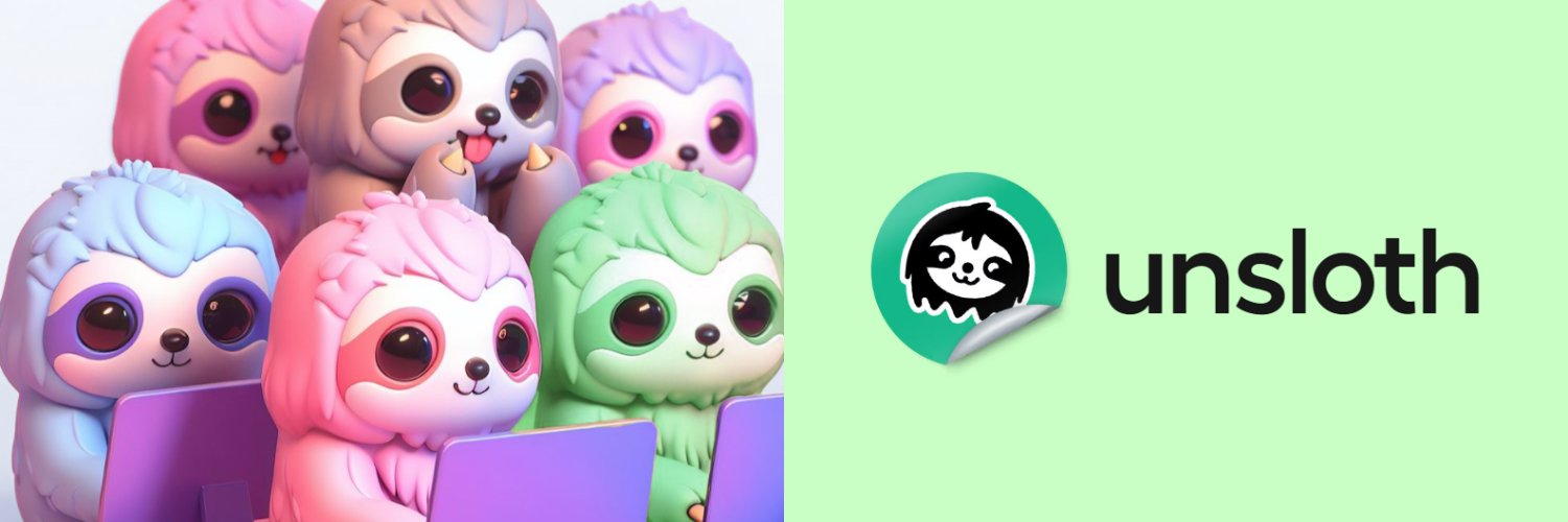 Unsloth AI's banner
