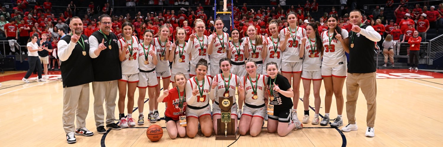 Lady Red Basketball's banner
