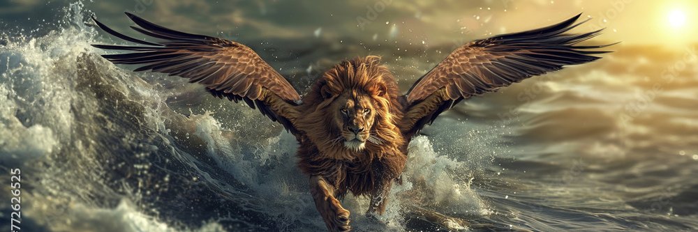 The Lion banner