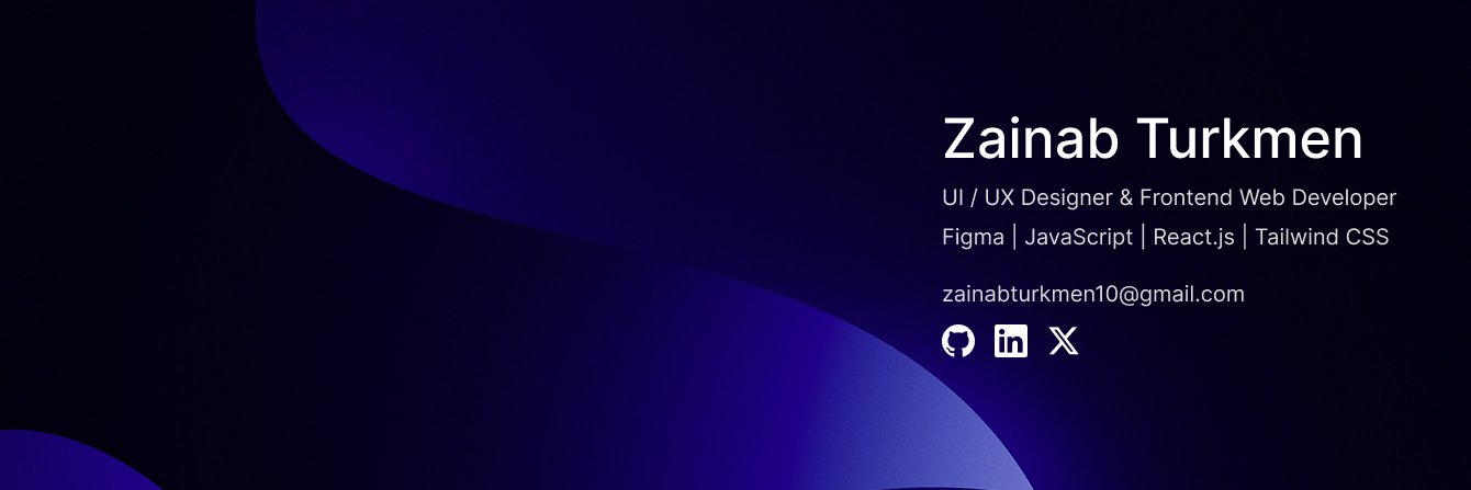 Zainab Turkmen banner