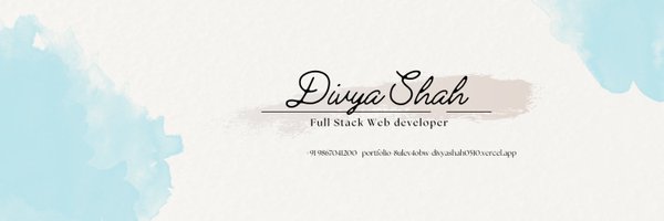 Divya_Shah22 Profile Banner