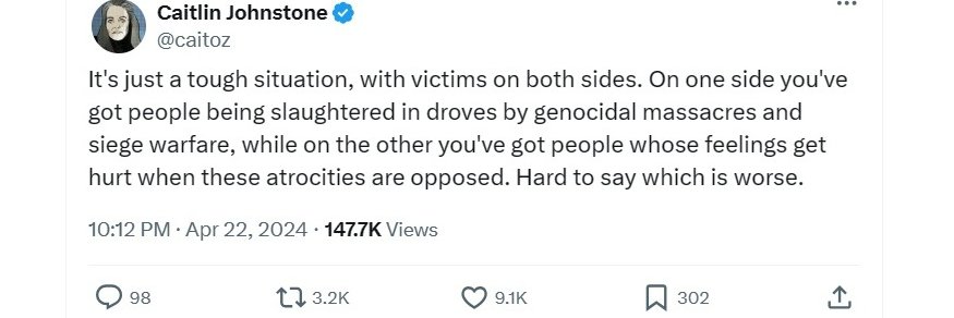 The Genocide is being Self Televised banner