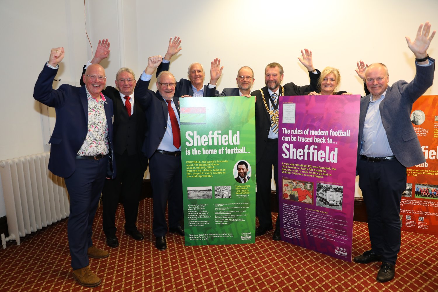 Sheffield Home of Football banner