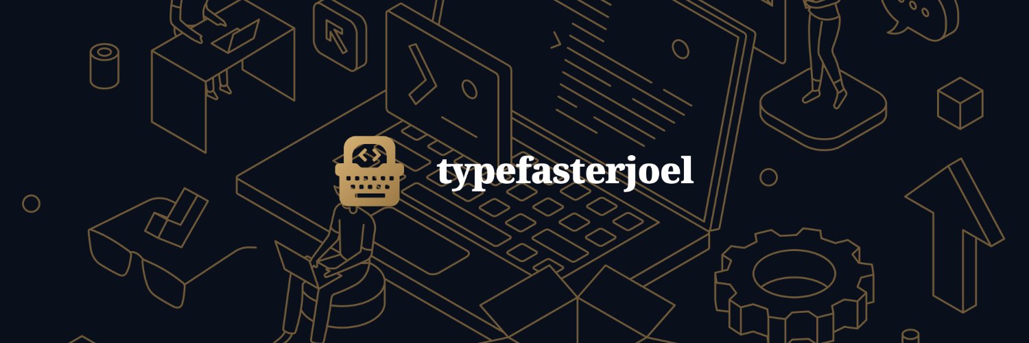 typefasterjoel's profile banner image