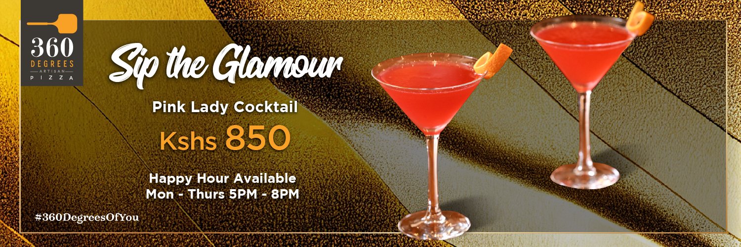 360 Degrees Pizza banner