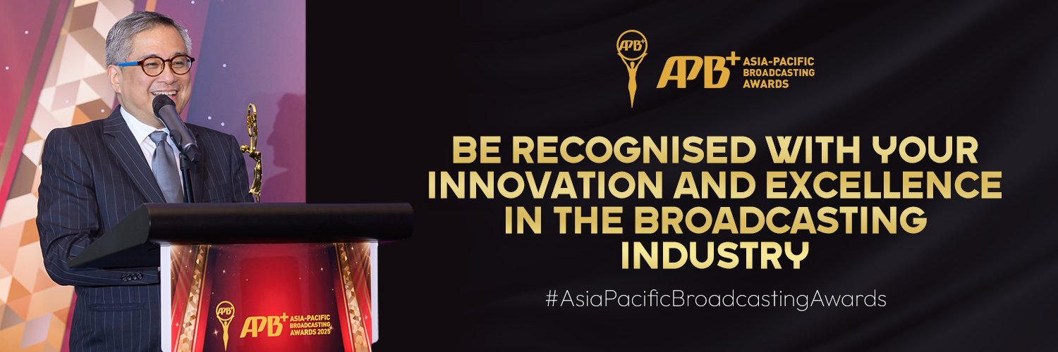 Asia-Pacific Broadcasting+ Awards banner