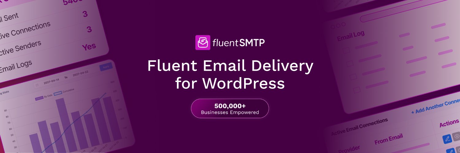FluentSMTP banner