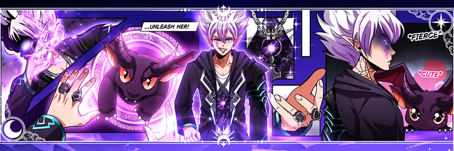 Dax |God Elf Wizard VTuber|⚡️💜 banner