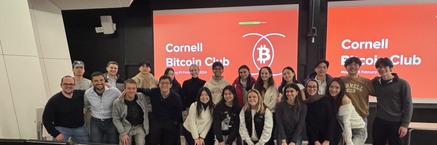 Cornell Bitcoin Club's banner