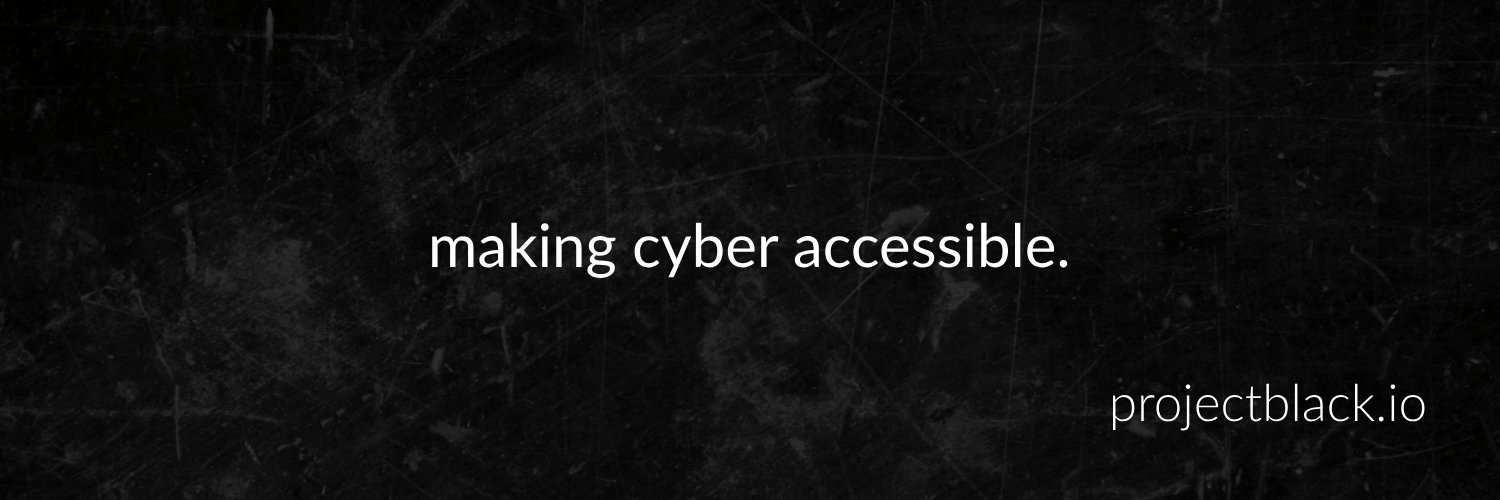 Project Black banner