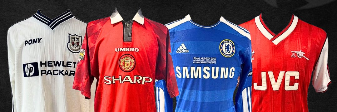 Iconic Football Shirts banner