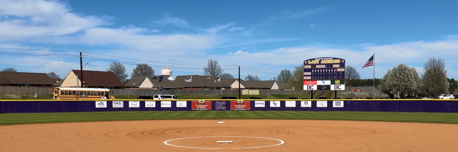 Desoto Central Jaguar Softball banner