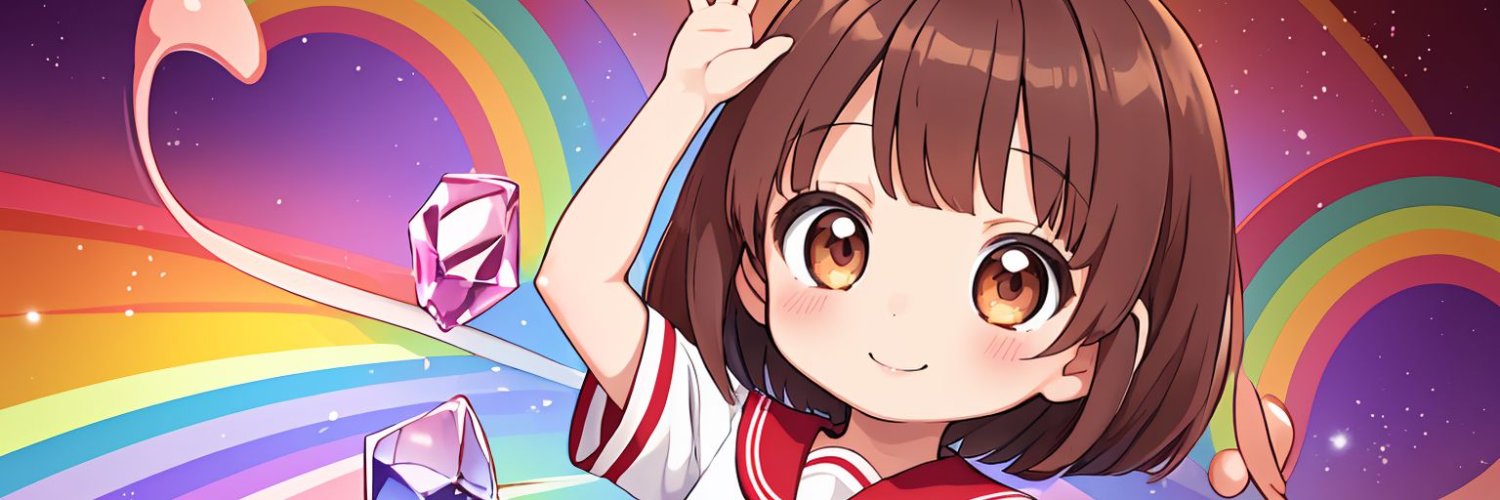 ミント＠虹のAIイラスト banner