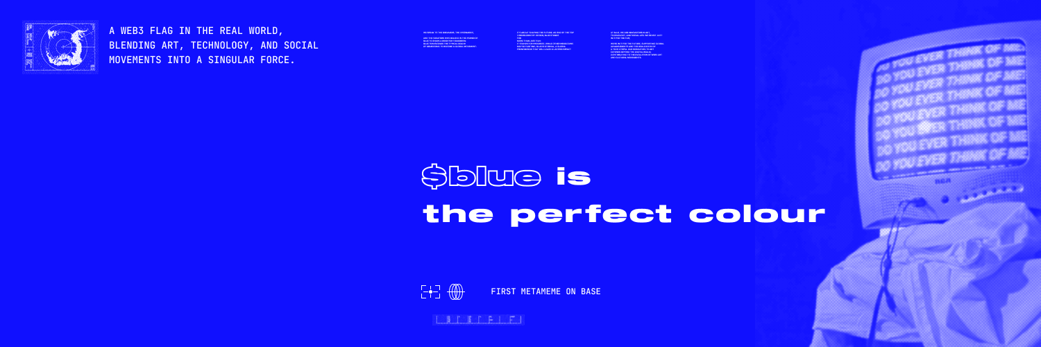 $blue on base banner