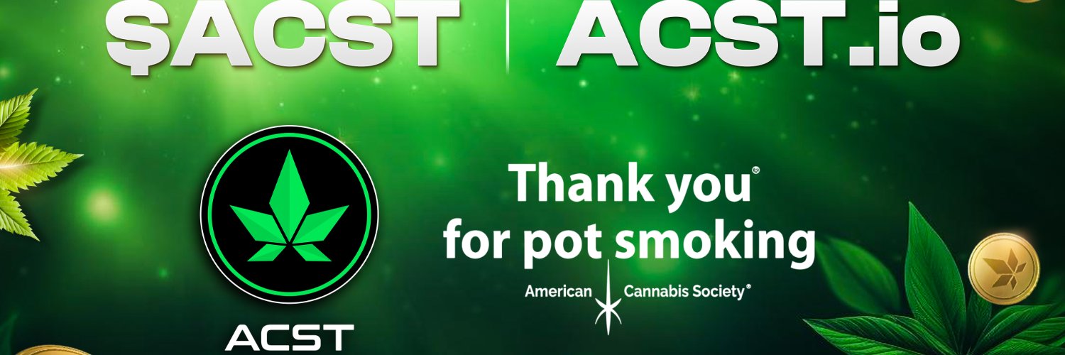 American Cannabis Society® $ACST banner