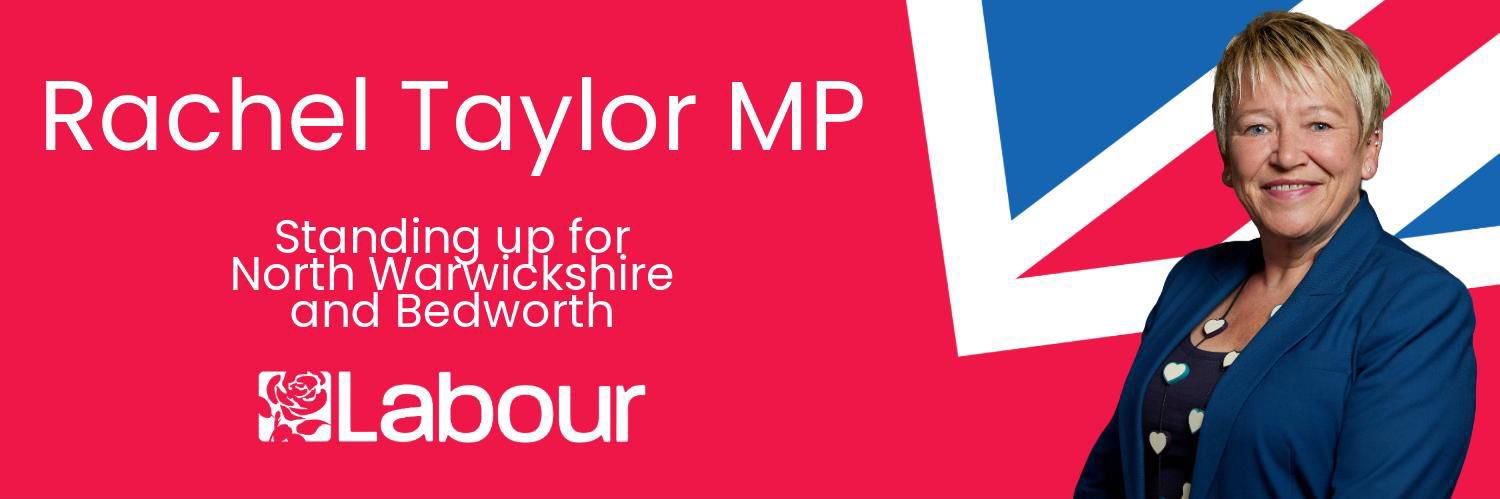 Rachel Taylor MP's banner