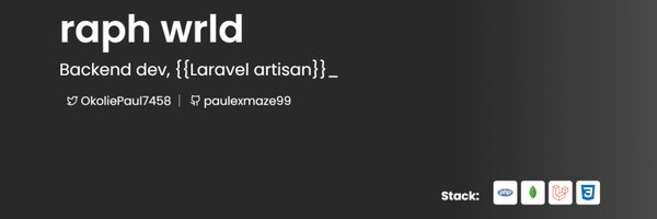 BackendRaph Profile Banner