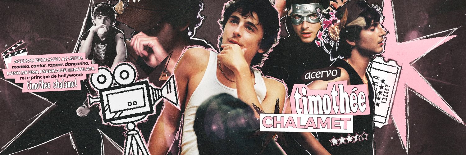 acervo timothée chalamet's banner