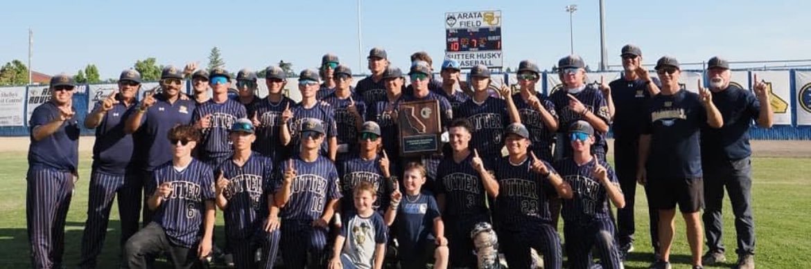 Sutter High Baseball banner