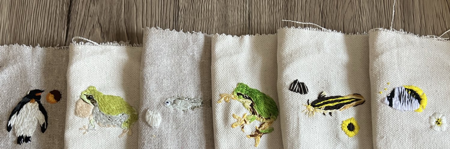 いきもの刺繍 ぷくり。デザフェスH105 banner