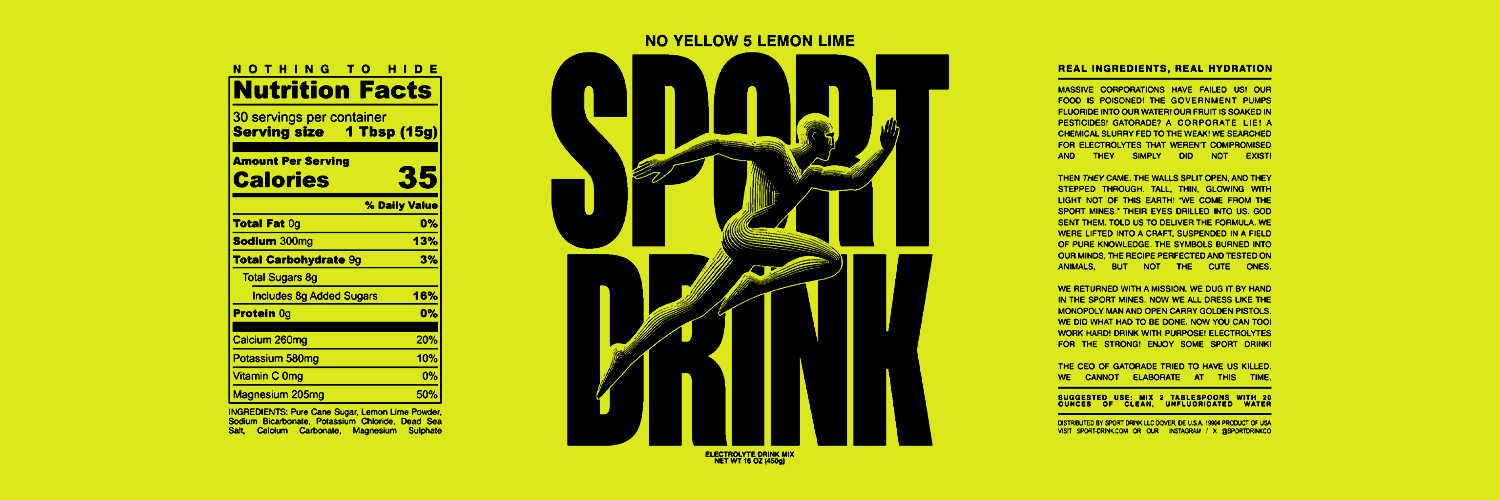 Sport Drink's banner